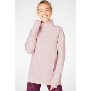 Fabletics Zaylee Funnel Neck Tunic Sweatshirt Soft Sweatshirt Small Yoga Workout